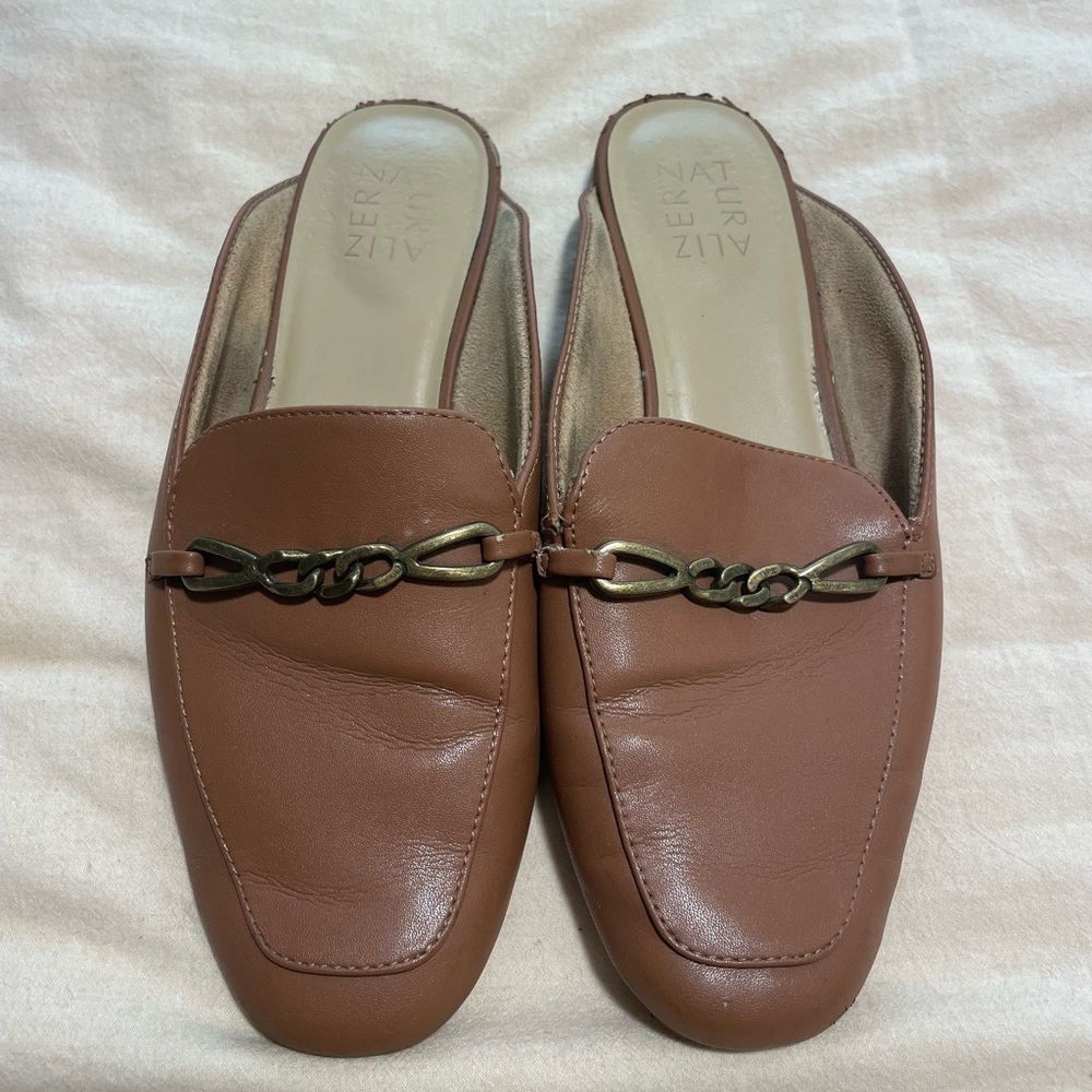 Brown Naturalizer Mule Slip Ons